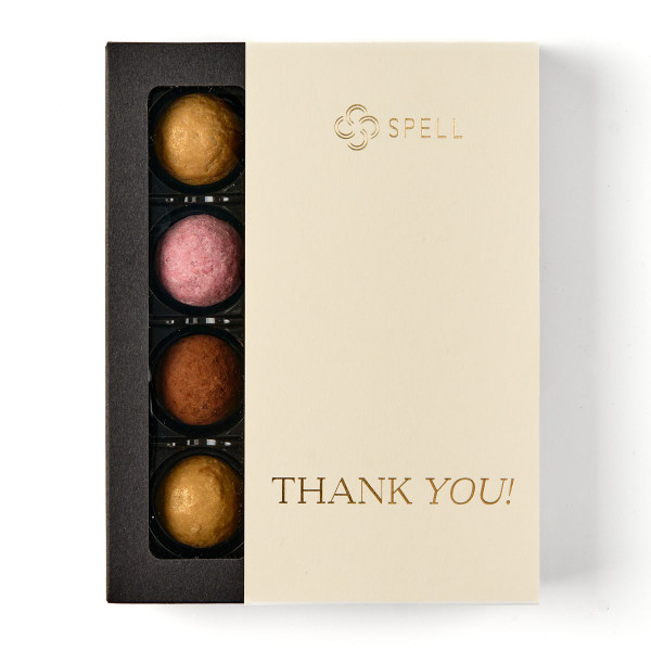 Set of sweets Assorted truffles Thank you