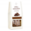 Coffee bean dragees in milk and dark chocolate