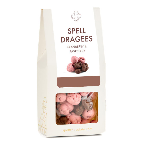 Cranberry-raspberry assorted dragees
