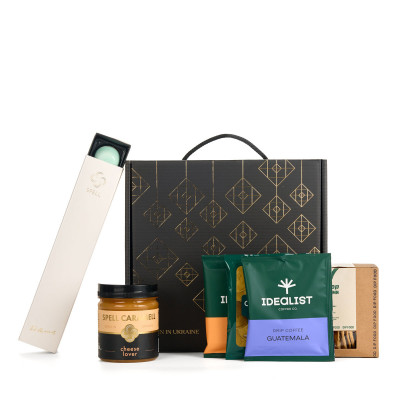 Gift A game of taste: coffee and cheese candies