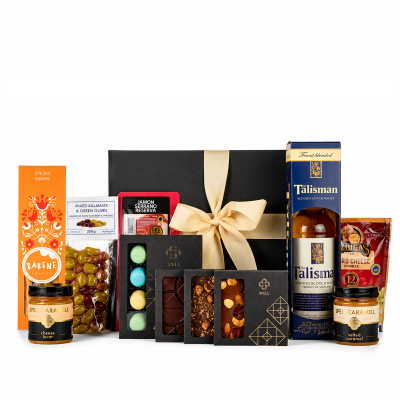Gift with whiskey For a delicious party