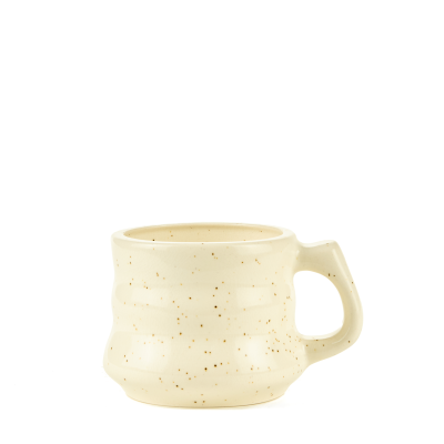 Handmade ceramic cup vanilla, 200 ml