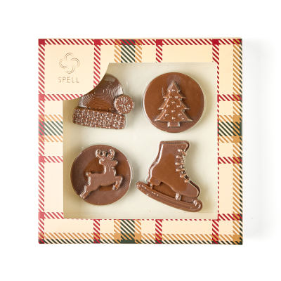 Christmas Chocolate Figurines, Just Like in the Movies