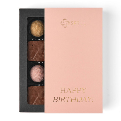 Набір цукерок Вишуканий до Дня народження рожевий