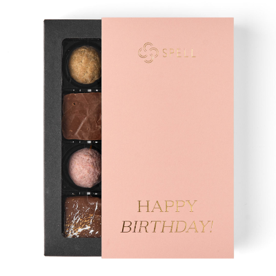 Набір цукерок Вишуканий до Дня народження рожевий