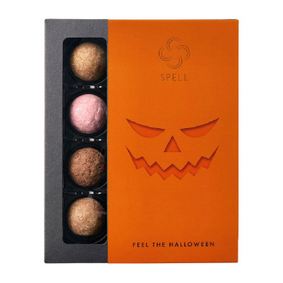 Set of candies Assorted truffles Halloween