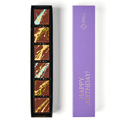 Set of curd sweets Adventurer for Birthday lavender