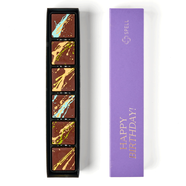 Set of curd sweets Adventurer for Birthday lavender