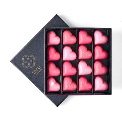 Set of candies Sparkling heart