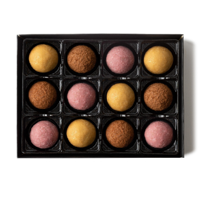 Assorted truffles candy set Spring