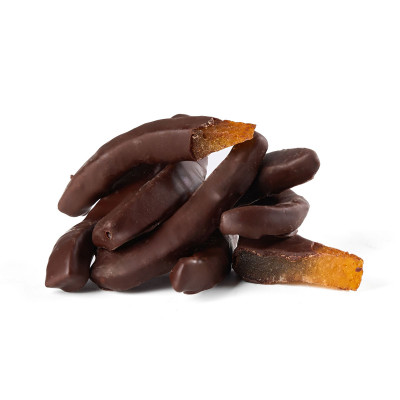 Candied orange in dark chocolate