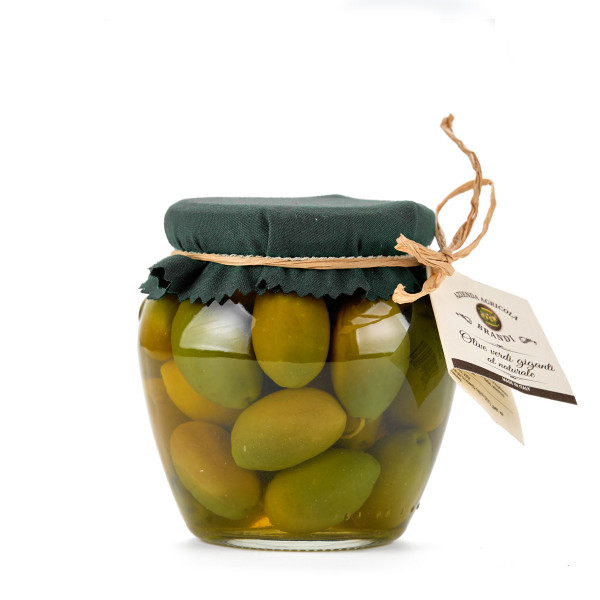 Green olives Giant in brine (caliber 24mm)